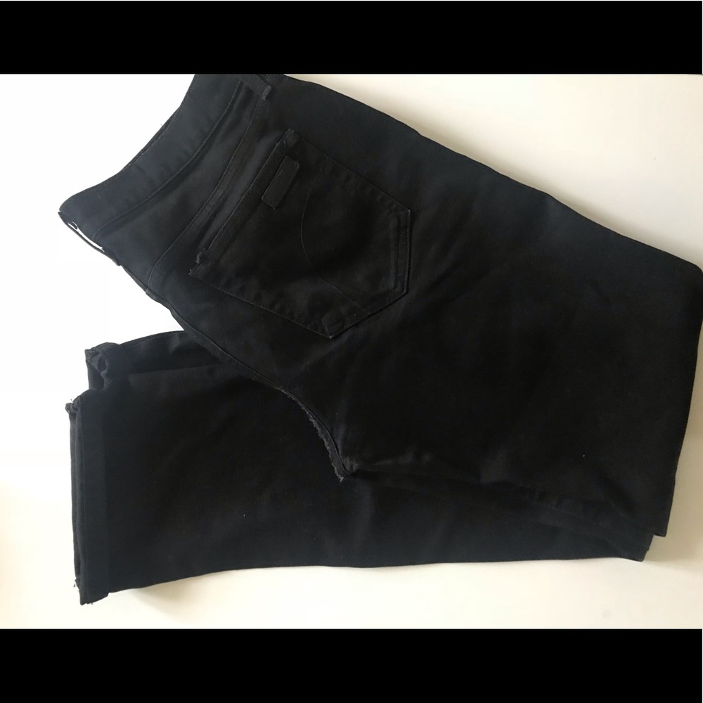Black Distressed Joe Jeans